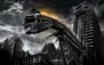 Train Wallpaper Derailed Myspace Background