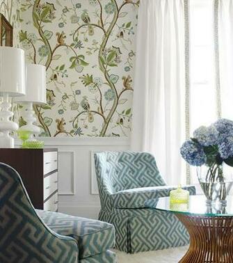 Chinoiserie Chic Red White And Blue