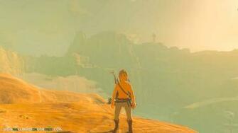 The Legend Of Zelda Breath Wild In Desert 4k