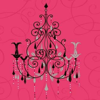Details About Vymura Chandelier Wallpaper Pink Black M0380