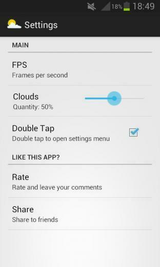 Sun And Clouds Live Wallpaper App For Android