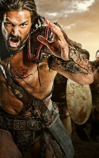 Spartacus Manu Bennett Saxa Of Crixus Wallpaper