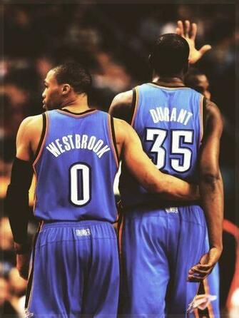 Kevin Durant And Russell Westbrook Wallpaper