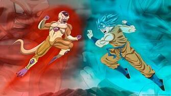 Golden Frieza Vs Goku Super Saiyan God By Pablo