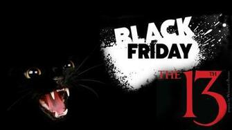 Black Friday The 13th HD Wallpaper Background Image