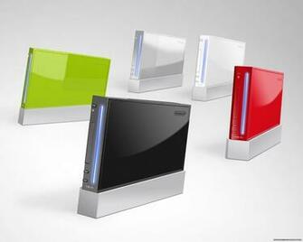 Nintendo Wii Achtergronden Wallpaper Gekleurde Wiis