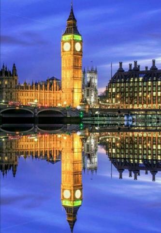 Thierry Gauthier On Big Ben At Sunset London England