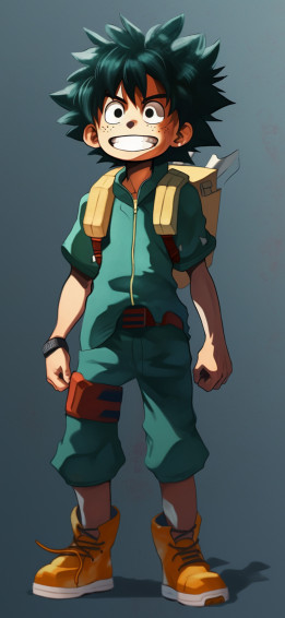 Mha Izuku Midoriya Grey Wallpaper Deku For iPhone