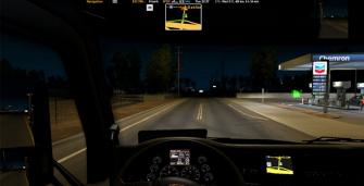 Background Map And Nav Icons Gps Route Advisor For Ats