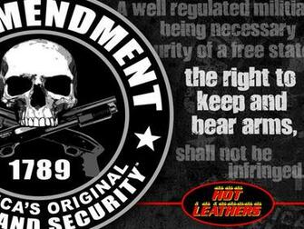 Second Amendment Wallpaper Hood Of Bikers