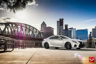 Vossen Wheels Lexus Rcf Tuning Cars Black Wallpaper Background