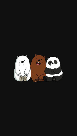 We Bare Bears iPhone X Cartoon Wallpaper