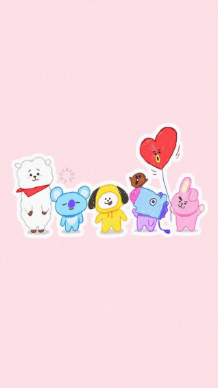 Bts Bt21 Wallpaper On