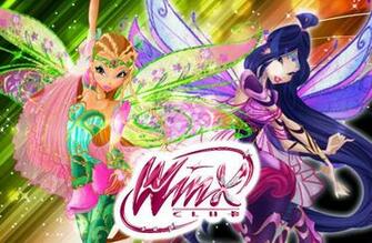 The Winx Club Flora Musa Bloomix Wallpaper