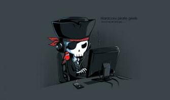 Hardcore Pirates Skeleton Geek Exclusive HD Wallpaper