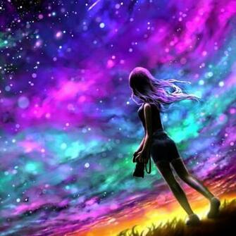 Wallpaper Girl Night Art Photographer