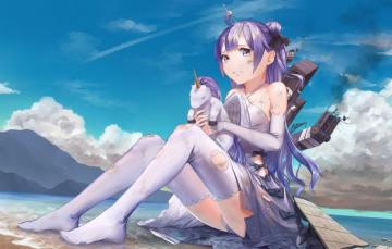 Wallpaper Toy Girl Unicorn Azur Lane Image For Desktop