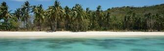 Island Beach Dual Monitor Wallpaper
