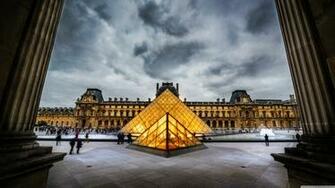 Louvre HDr 4k HD Desktop Wallpaper For Dual Monitor Desktops