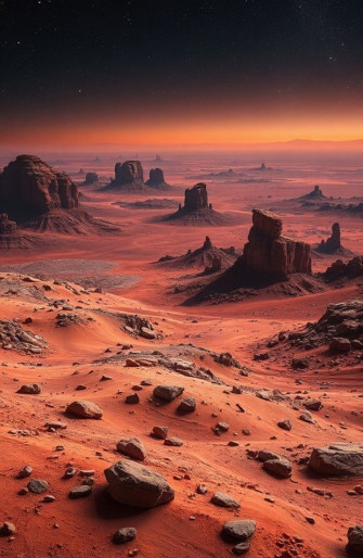 Mars Surface Wallpaper