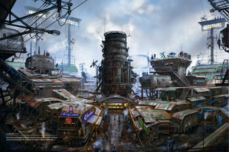 My Favorite Desktop Wallpaper Diamond City Concept Art Fo4