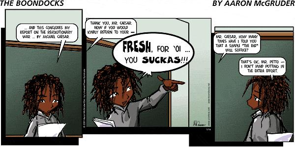 The Boondocks Comic Strip