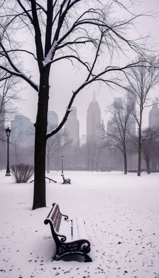New York Winter Wallpaper