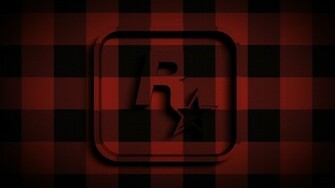 Rockstar Games Logos Tartan Wallpaper Background