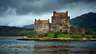 Wallpaper United Kingdom Scotland Dornie Lake Desktop