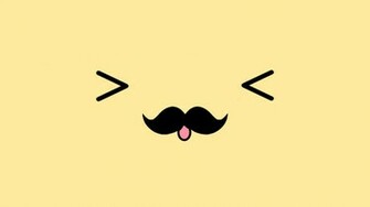 Wallpaper Monito Con Moustache By Lovegomezbiebs