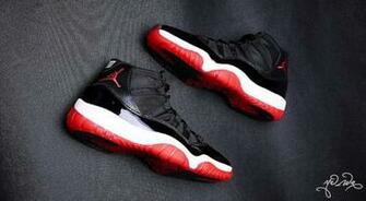 Air Jordan Xi Retro Bred Detailed Image Jpg