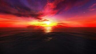 3d Sunset