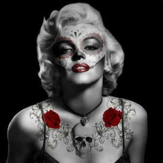 Day Of The Dead Marilyn Monroe By Angel1592
