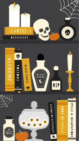 Cute Halloween iPhone Wallpaper