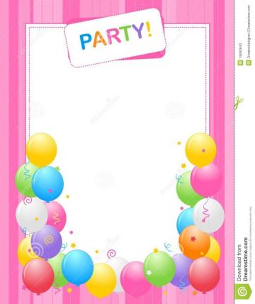 Dance Party Background Invitation