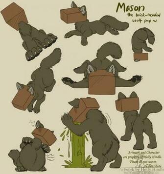 Mason The Brick Headed Wolfpup By Cunningfox