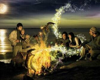 Campfire Dragons High Quality And Resolution Wallpaper