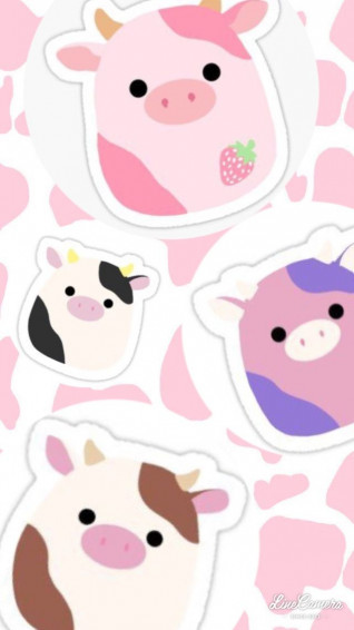 Cow Squishmallow Wallpaper iPhone Cute