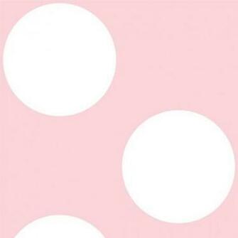 Wallcandy Arts Wallpaper Polka Dot Pink And White Hardware Tools