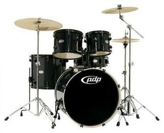 Drums Pdp Main Stage Piece Drum Set With Sabian Cymbals Wallpaper