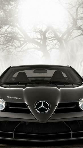 Benz Cool Sports Car iPhone Wallpaper Top