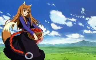 Holo Spice And Wolf Wallpaper