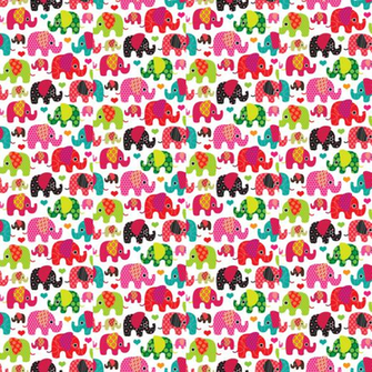 Cute Elephant Background Retro Kids