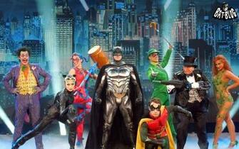 Batman Live Costumes And Stage Design Wallpaper Background