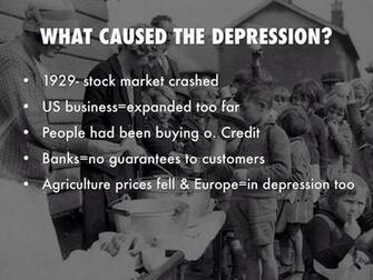The Great Depression By Megan Smith