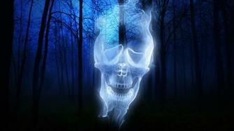 Forest Skull Ghost Desktop Pc And Mac Wallpaper