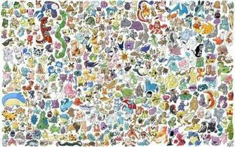 Cartoon Pokemon All Characters Desktop Wallpaper Hq
