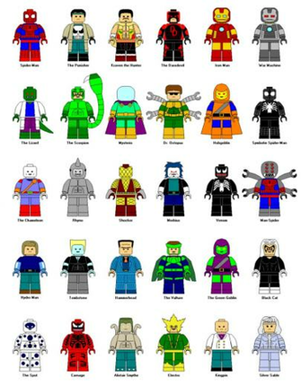 Lego Spider Man Characters By Gamekirby