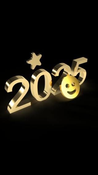 New Year Wallpaper 4k Smiley Dark Aesthetic