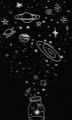 Wallpaper Space By Me Aesthetic
